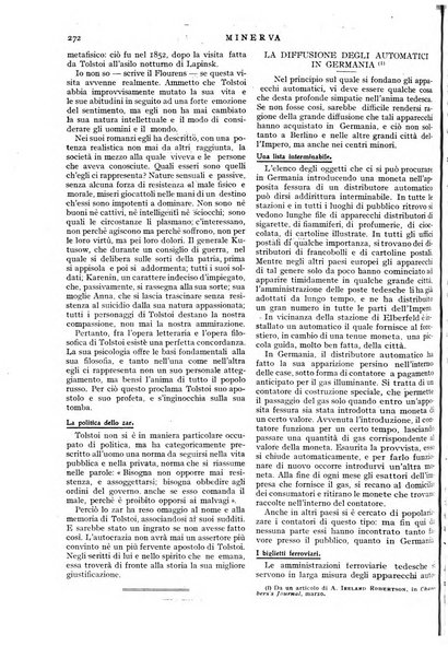 Minerva rassegna internazionale