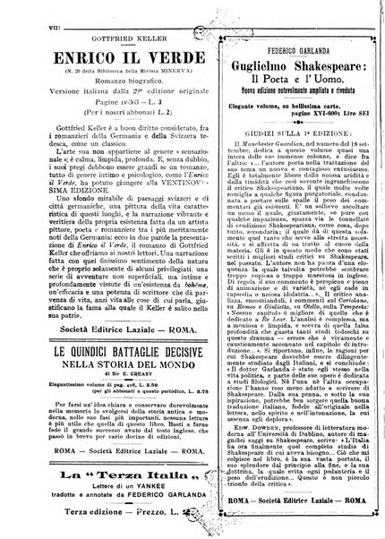 Minerva rassegna internazionale