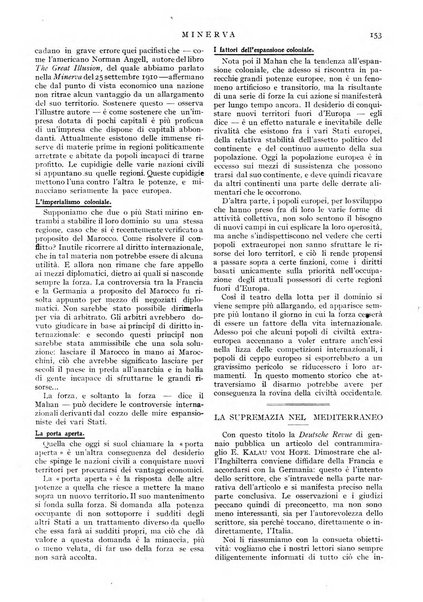 Minerva rassegna internazionale