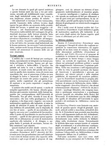 Minerva rassegna internazionale