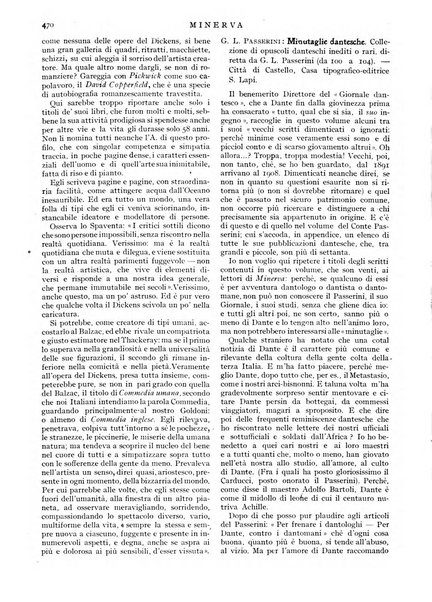 Minerva rassegna internazionale