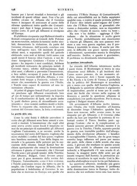 Minerva rassegna internazionale