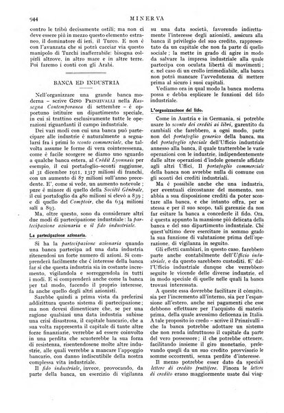 Minerva rassegna internazionale