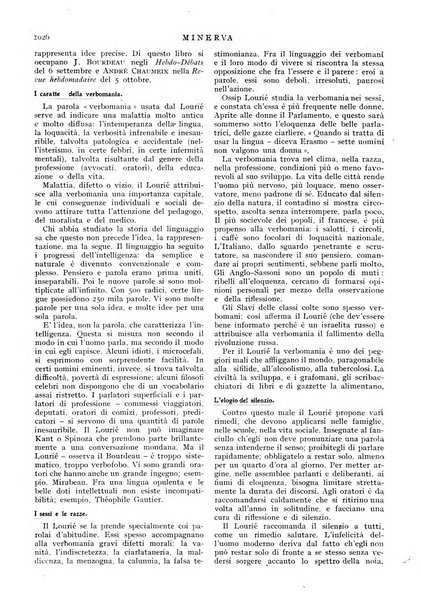 Minerva rassegna internazionale