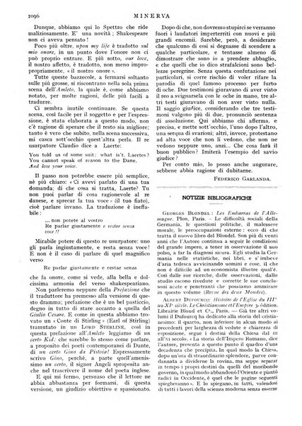 Minerva rassegna internazionale