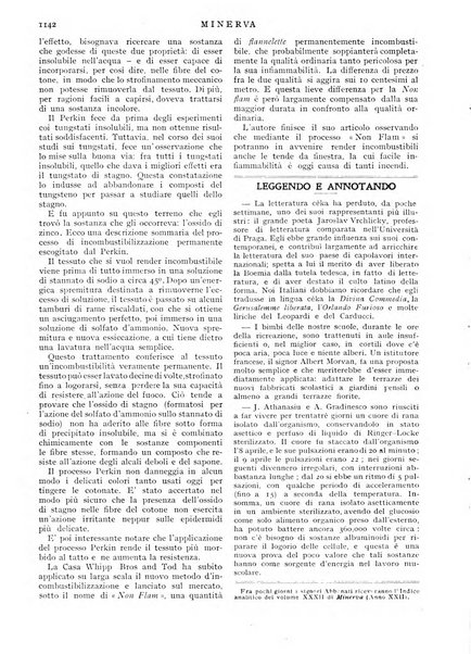 Minerva rassegna internazionale