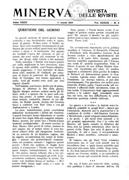 Minerva rassegna internazionale