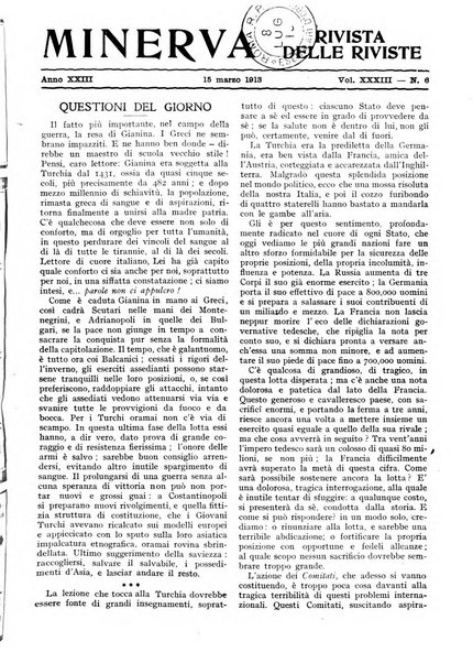 Minerva rassegna internazionale