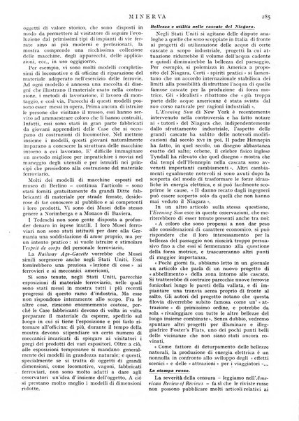 Minerva rassegna internazionale