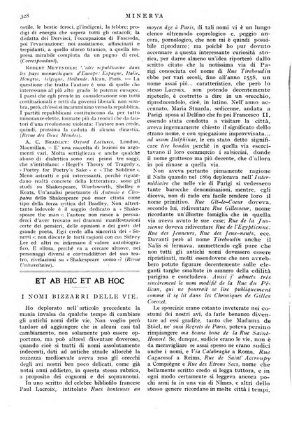 Minerva rassegna internazionale