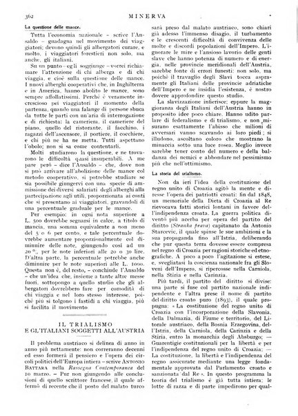 Minerva rassegna internazionale