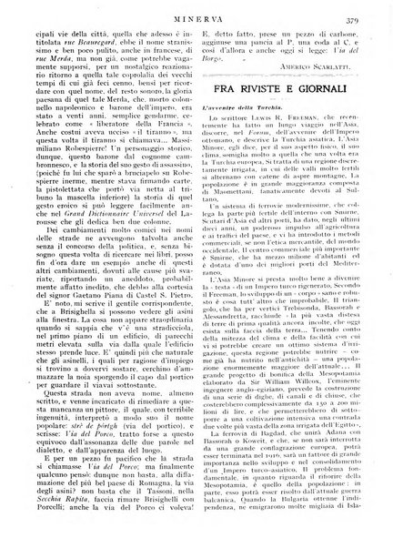 Minerva rassegna internazionale