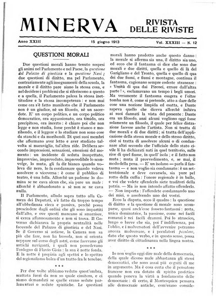 Minerva rassegna internazionale