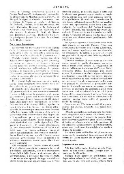 Minerva rassegna internazionale