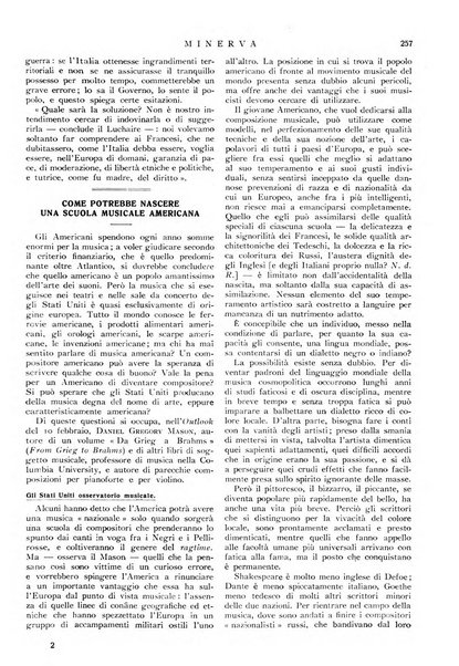 Minerva rassegna internazionale