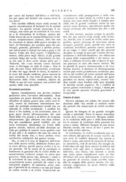 Minerva rassegna internazionale