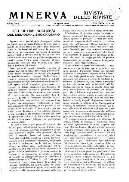 Minerva rassegna internazionale