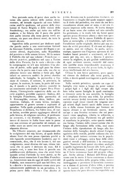 Minerva rassegna internazionale