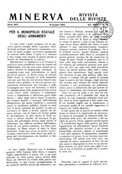 Minerva rassegna internazionale