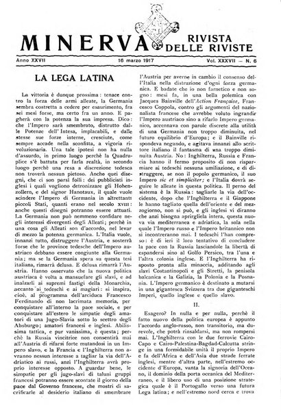 Minerva rassegna internazionale