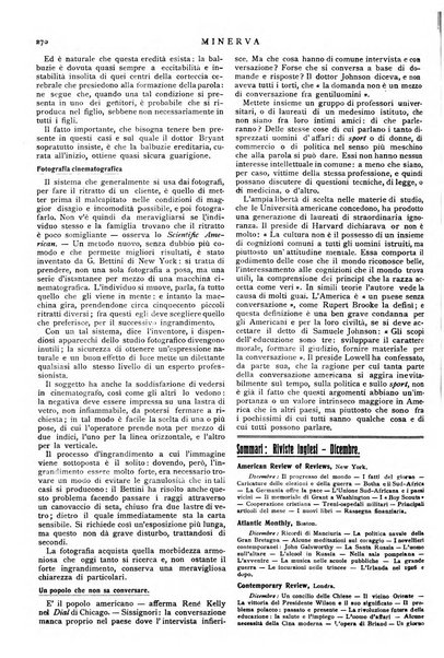 Minerva rassegna internazionale