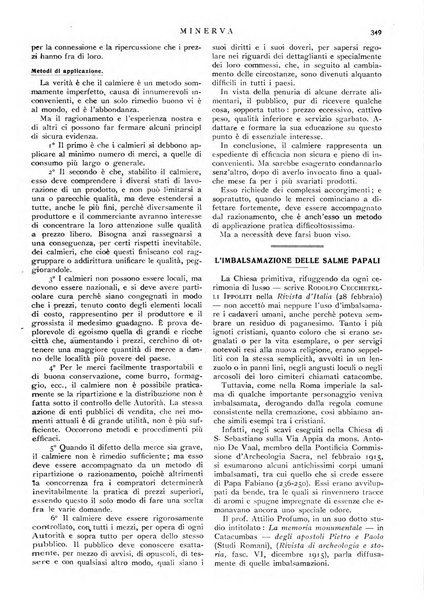 Minerva rassegna internazionale