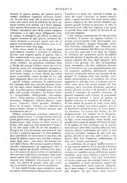 Minerva rassegna internazionale