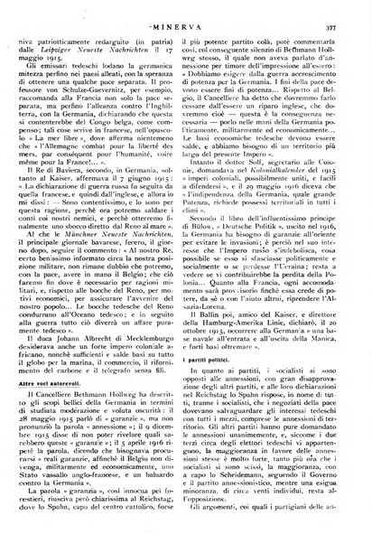 Minerva rassegna internazionale