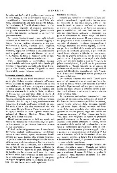 Minerva rassegna internazionale