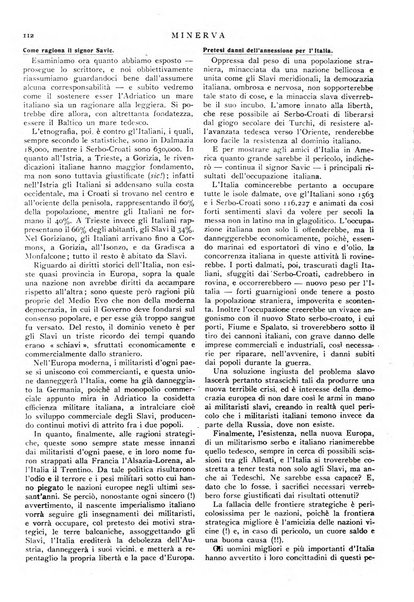 Minerva rassegna internazionale