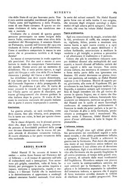 Minerva rassegna internazionale