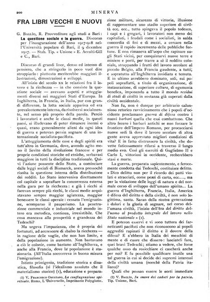 Minerva rassegna internazionale