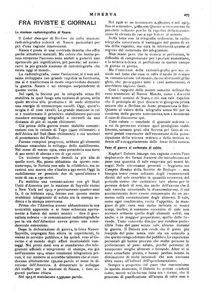 Minerva rassegna internazionale