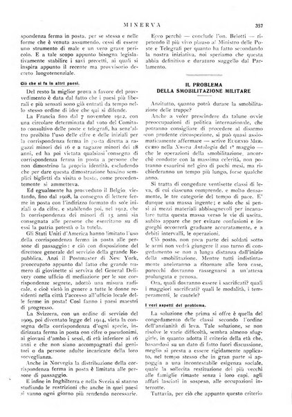 Minerva rassegna internazionale