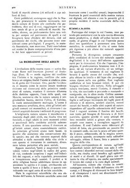 Minerva rassegna internazionale