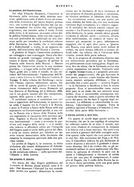 Minerva rassegna internazionale