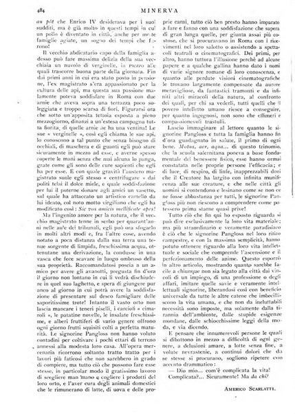 Minerva rassegna internazionale