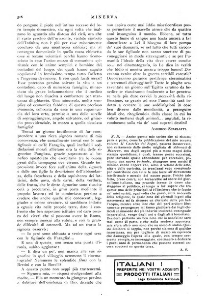 Minerva rassegna internazionale