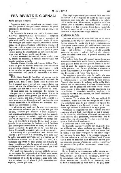 Minerva rassegna internazionale