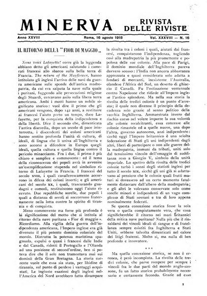 Minerva rassegna internazionale