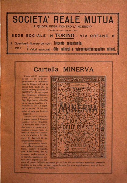 Minerva rassegna internazionale