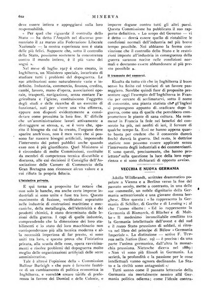 Minerva rassegna internazionale