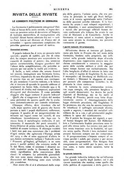 Minerva rassegna internazionale