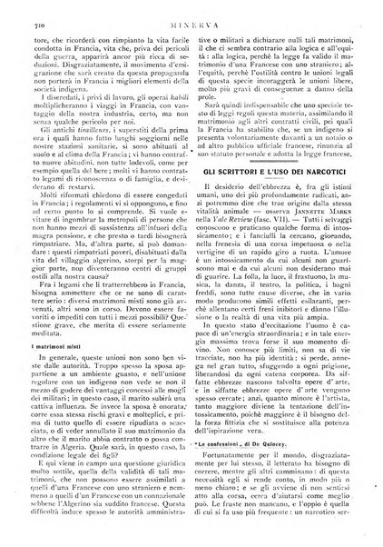 Minerva rassegna internazionale