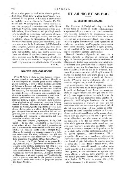 Minerva rassegna internazionale