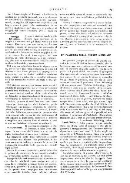 Minerva rassegna internazionale