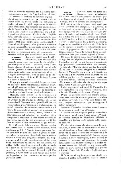 Minerva rassegna internazionale