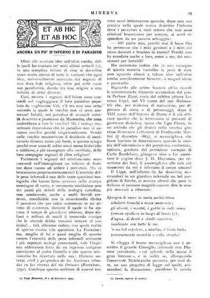 Minerva rassegna internazionale