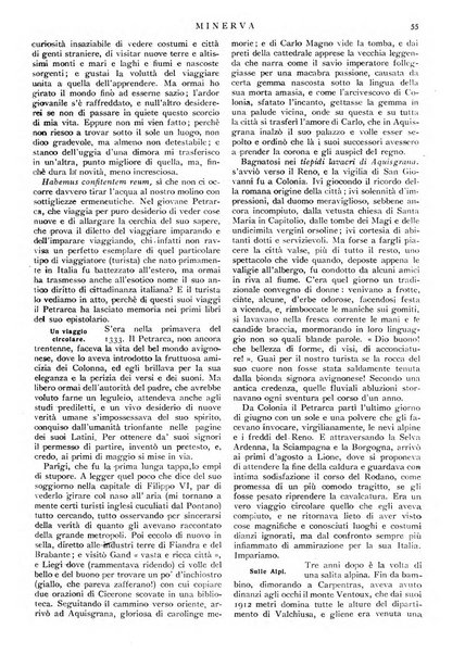 Minerva rassegna internazionale