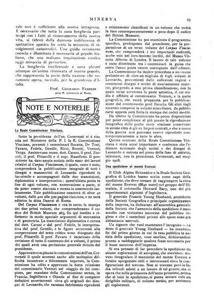 Minerva rassegna internazionale